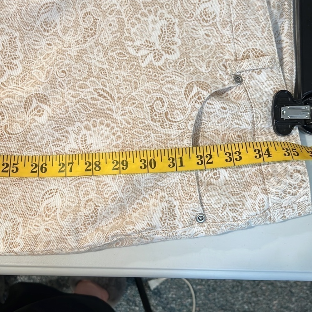 Laura Ashley Crop Pants Size 16 Five Pocket - Picture 7 of 10
